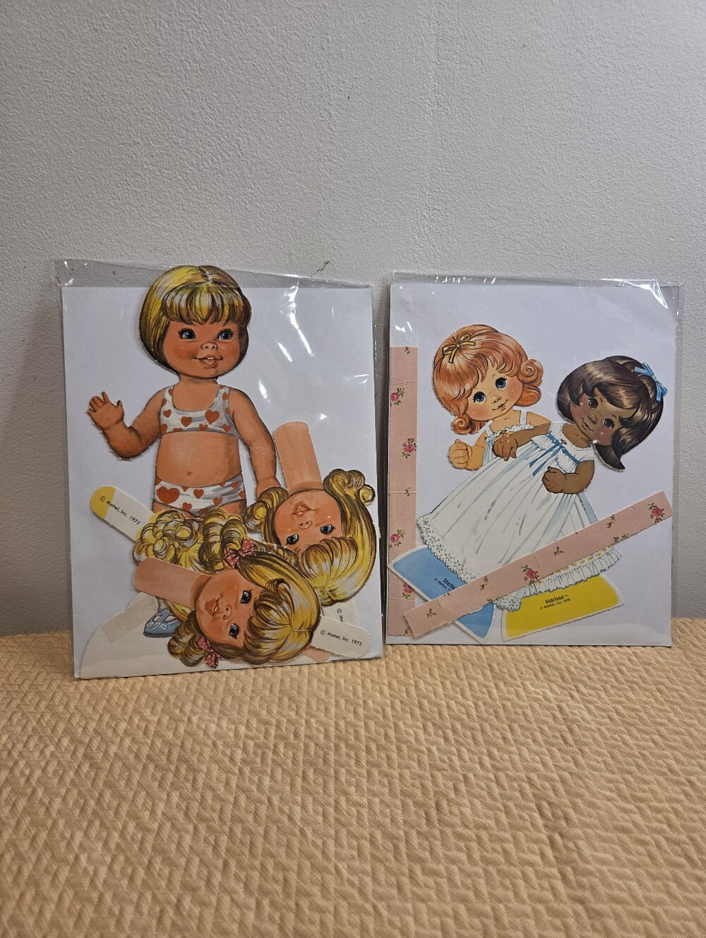 Vintage 70s Paper Dolls Marissa Stella Cathy